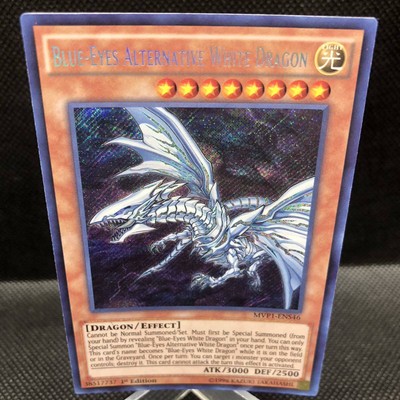 Yu-Gi-Oh! English Version Blue-Eyed White Dragon Blue Eyes Alternative Secret Mv-image
