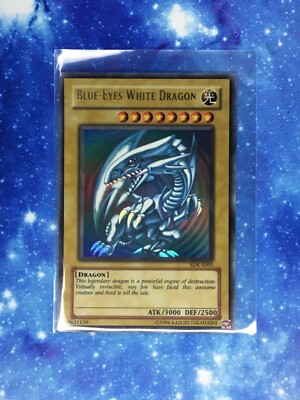 Blue-Eyes White Dragon - SDK-E001 - Ultra Rare - Kazuki Takahshi  - Yugioh-image