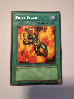 Yu-Gi-Oh! TCG Final Flame Legend of Blue Eyes White Dragon LOB-100 Unlimited...-image