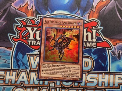 Red-Eyes Black Flare Dragon CORE-EN020 1st Super Rare LP Yugioh Card-image