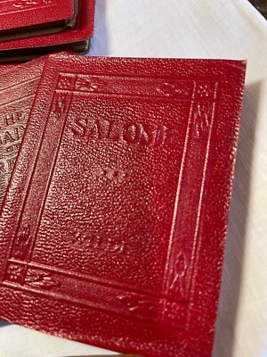 1922 Antique Little Leather Library set of 28 Published by Robert K. Hass NY-image