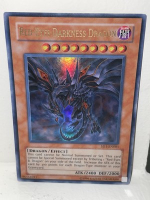 Red-Eyes Darkness Dragon💥LIGHT PLAY💥 Ultra Rare SD1-EN001 -image