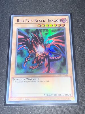 Yugioh | Red-Eyes Black Dragon - Purple Ultra Rare - LDS1-EN001 1st Edition NM-image