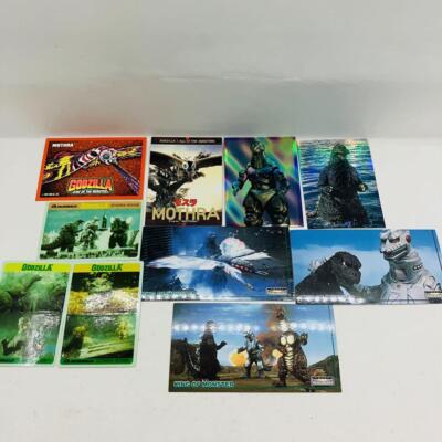At that time Godzilla card sticker set of 10 Toho Kaiju carddass masters-image
