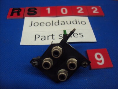 Fisher RS-1022 Receiver RCA Jack Panel. Tested. Parting Out Entire RS-1022.-image