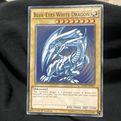 ** BLUE-EYES WHITE DRAGON ** 1ST EDITION MINT (ORIGINAL ART) LDK2-ENK01 YUGIOH!-image