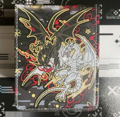 Yu-Gi-Oh! Red-Eyes Black Dragon Blue-Eyes White Dragon Leather Deck Case-image