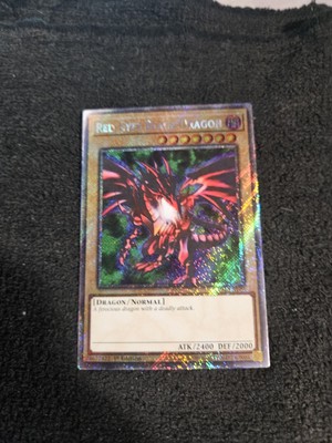 Red-Eyes Black Dragon (PCJ Art) - RA04-EN109 - Platinum Secret Rare Stampede-image