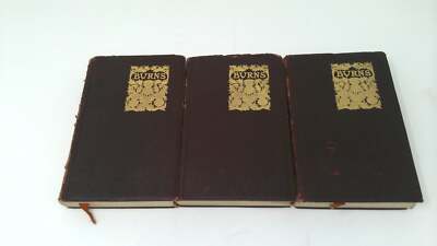 The Works of Robert Burns | Vintage Leather-bound 3 Volume Set-image