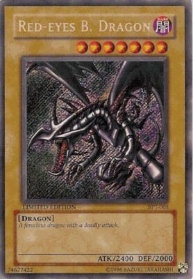 Yugioh! MP Red-Eyes B. Dragon - BPT-005 - Secret Rare - Limited Edition Moderate-image