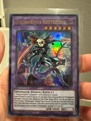 Yugioh! Dinomorphia Kentregina - BACH-EN038 - Ultra Rare 1st Edition NM 1119#117-image