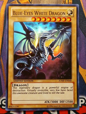 Blue-Eyes White Dragon - JUMP-EN068 - Ultra - Shonen Jump Promo - NM - Yugioh-image