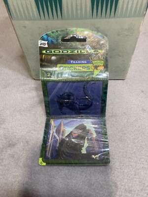 Godzilla 1998 Trading Stickers Vintage New -image