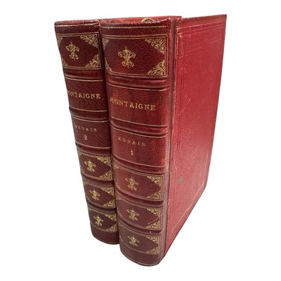 Essais de Montaigne, 2 Volumes 1-2 (Hardcover ) Nouvelle Edition-image