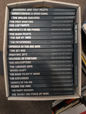 The Epic of Flight ~ Time Life Books 23 Volume Set ~ Hardcover-image