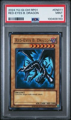 Red-Eyes B. Dragon RP01-EN011 Retro Pack (2020 Date Reprint) Unlimited PSA 9-image