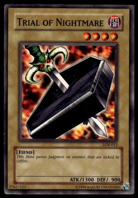 The Legend of Blue Eyes White Dragon #LOB-012 Trial of Nightmare-image