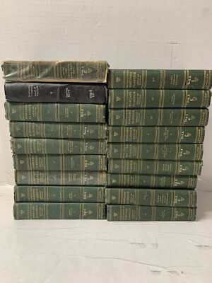 Harvard Classics Shelf of Fiction 1917 Volumes 1 - 20 NEAR Complete Set-NO 7, 12-image