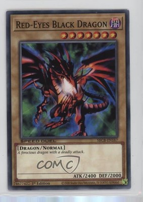 Red-Eyes Black Dragon (SE) 1st Ed. YuGiOh Speed Duel: Battle City Box 7gk-image