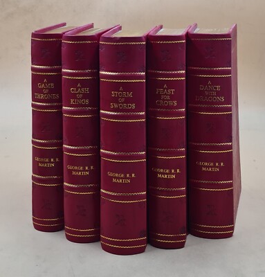 A Game Of Thrones Leather-Cloth Boxed Set: A Game Of Thr [Premium Leather Bound]-image