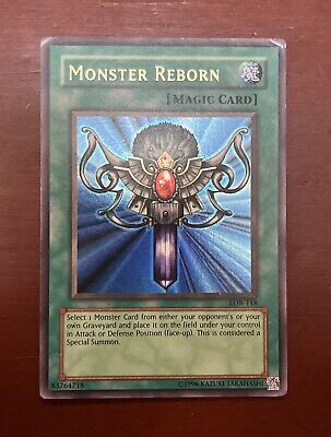 Yu-Gi-Oh! TCG Monster Reborn Legend of Blue Eyes White Dragon LOB-118 Unlimited-image