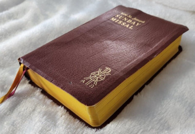 1999 New Saint Joseph SUNDAY MISSAL Complete Edition 820/10BN Brown Leather-image