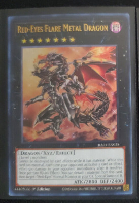 Yu-Gi-Oh! Red-Eyes Flare Metal Dragon [Ultra Rare] RA01-EN038-image