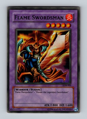 Yugioh The Legend of Blue Eyes White Dragon #LOB-003 Flame Swordsman-image