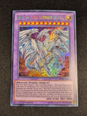 Yugioh - Neo Blue-Eyes Ultimate Dragon MVP1-ENS01 1st edition Secret Rare NM - A-image