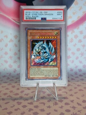 Yu-Gi-Oh! Blue-Eyes Toon Dragon SRL-000 Secret Rare PSA 9 2010-17-image