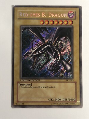 Red-Eyes B. Dragon (BPT-005 Limited Edition) Yu-Gi-Oh! TCG - Light Play-image