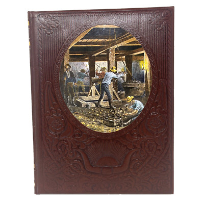 1976 THE OLD WEST Vol 17: THE MINERS Time-Life Books Series Set FAUX LEATHER-image