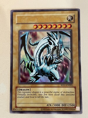 Yugioh, Blue Eyes White Dragon, RP01-EN001, Ultra, LP/VLP-image