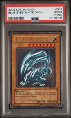 2002 Yu-Gi-Oh! Starter Deck Kaiba Unlimited Blue-Eyes White Dragon PSA 2 (MK)-image