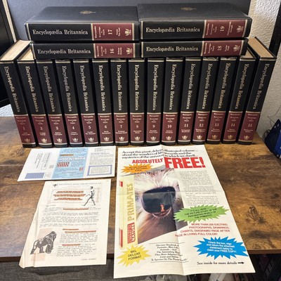 19 Encyclopedia Britannica Lot 15th Edition Volume Set 1984 MACROPEDIAS Vol 1-19-image