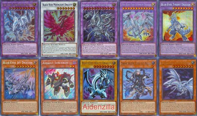 Yugioh Blue-Eyes White Dragon Deck - Abyss Jet Tyrant Twin Alternative Ultimate-image