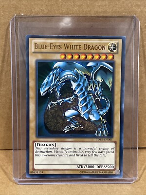 Blue-Eyes White Dragon 89631139 Yu-Gi-Oh TCG 1996 SDBE-EN001 (JC7) (#2)-image