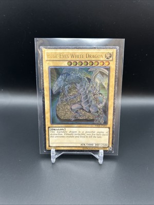 Blue-Eyes White Dragon - YSKR-EN001 - Ultimate Rare - 1st Edition Yugioh MP-image