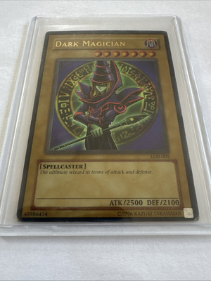 Dark Magician LOB-005 The Legend of Blue Eyes White Dragon Unlimited-image