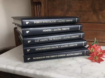 Agatha Christie Collection Leatherette Bantam -fr Priscilla Presley estate sale-image