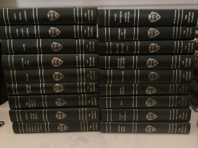 18 Volumes The Harvard Classics Deluxe Registered Edition Set 1937/1938 Green-image