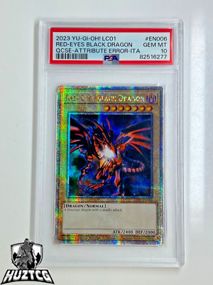 Yugioh - Red-Eyes Black Dragon - LC01-EN006 - Quarter Century Rare - PSA 10-image