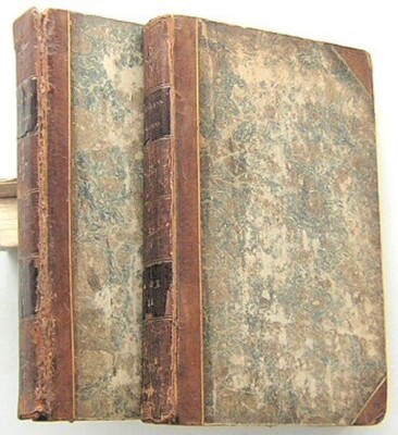 James Bland Burges 1817 DRAMAS 2 Volume Leather Set Knight Rhodes Bandit Cortez-image