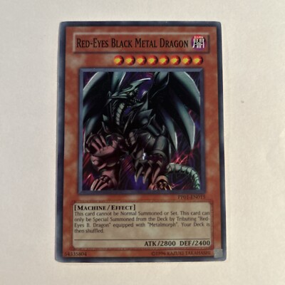 YUGIOH RED-EYES BLACK METAL DRAGON PP01-EN015 SUPER NM-image