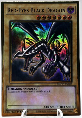 Red-Eyes Black Dragon MAGO-EN003 Gold Rare 1st Ed Yugioh! NM-image