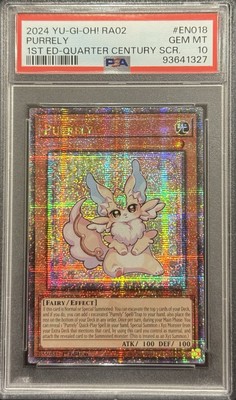 2024 PSA 10 YUGIOH 25TH 1ST ED QUARTER CENTURY STARLIGHT PURRELY 💫-image