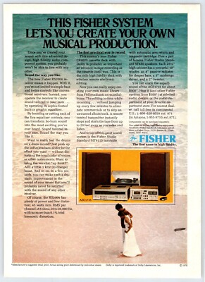 1978 FISHER STEREO SYSTEM Vintage 8