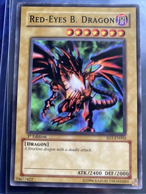 Yu-Gi-Oh! TCG Red-Eyes B. Dragon SD1-EN002 1st Edition - Common LP-image