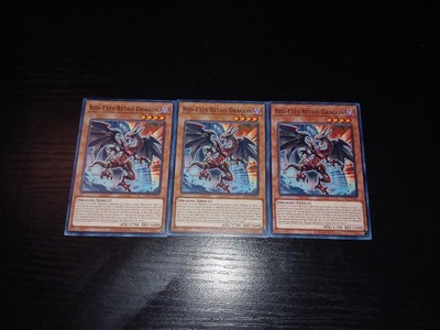 3x Red-Eyes Retro Dragon Unlimited Edition Common LDK2-ENJ04 Yu-Gi-Oh!-image