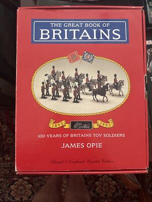 Great Book of Britains 100 Years of Britains Toy Soldiers Limited Ed Box Set-image